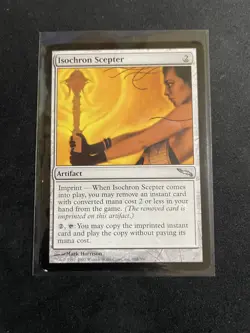 Mtg X1 Isochron Scepter Mirrodin Magic The Gathering - Image 1
