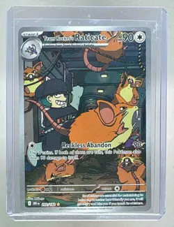Team Rocket's Raticate 2025 Pokemon Scarlet Violet Destined Rivals - DRI EN #202 - Image 1