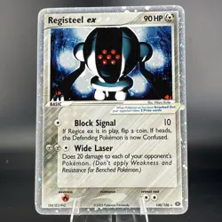 Registeel EX 100/106 Pokemon TCG - EX Emerald Set Holo (LP) - Image 1