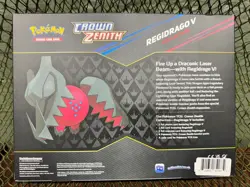 *SEALED* CROWN ZENITH ~ REGIDRAGO V Collection Box~ Pokemon TCG ~ RED - Image 2