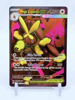 Pokemon TCG Mega Lopunny ex 115/094 Holo Phantasmal Flames Full Art Ultra Rare - Image 1