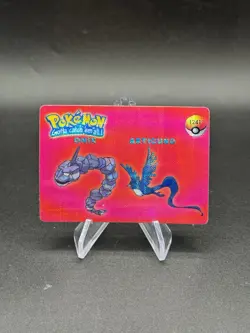 Onix Articuno Holo Pokemon Vintage Pocket Monsters Vending Prism Sticker 1241 - Image 1