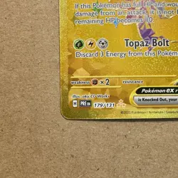 Pokemon TCG | Pikachu Ex | SV: Prismatic Evolutions Holo Hyper Rare 179/131 - Image 5