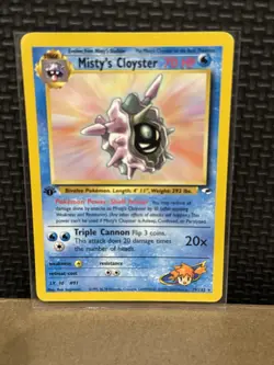 2000 Pokemon Gym Heroes - 1st Edition - Misty’s Cloyster 29/132 - Ungraded - Image 1