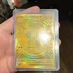 Pokemon Mega Charizard X EX Full Art Holo 130/094 Me02 Phantasmal Flames 360 HP - Image 1