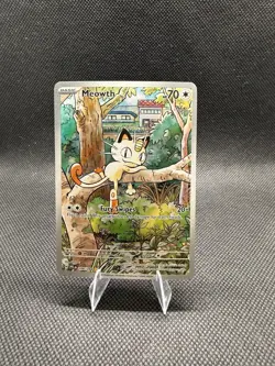 Meowth 106/94 Illustration Rare ME02: Phantasmal Flames Pokemon TCG NM - Image 1
