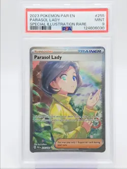 PARASOL LADY 2023 POKEMON PARADOX SPECIAL ILLUSTRATION RARE 255 PSA 9 Q0004 - Image 1