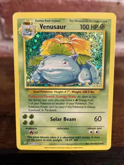Pokemon TCG - Venusaur 003/034 CLV Holo Rare Classic Collection | NM - Image 1