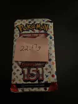 Very Heavy! 22.17 Gram Pokemon 151 Booster Pack Weighed Sealed - Image 3