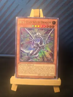 Yu-Gi-Oh Blue-Eyes Solid Dragon 1st Edition Ultra Rare LDS2-EN014 - Image 1