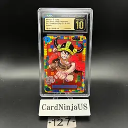 CGC PRISTINE 10 Luffy P-110 ONE PIECE Premium Card Collection ONE PIECE DAY 25 - Image 1