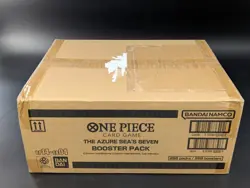 One Piece OP14-EB04 The Azure Sea's Seven English 12 Booster Box Case Sealed - Image 1