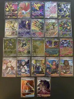 Lot Of 22 Ex, UR, and IR Pokemon Cards - Image 1