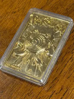 Poliwhirl Pokemon 23K Gold Plated Trading Card 1999 Burger King Limited Edition - Image 3