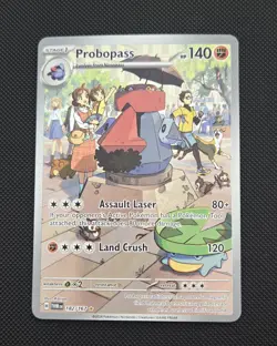 Probopass Twilight Masquerade Holo Illustartion Rare Pokemon TCG Card 182/167 - Image 1