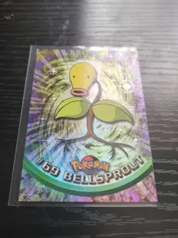 Pokemon HOLO 1999 Topps Card : Bellsprout - TV Animation - Image 1