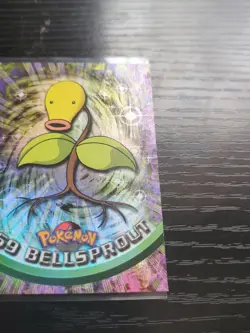 Pokemon HOLO 1999 Topps Card : Bellsprout - TV Animation - Image 2