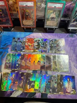 Naruto Kayou Card English Heaven Scroll Card Lot PSA Promo, All PU, All UR - Image 4