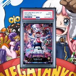 PSA 10 VEGAPUNK OP07-097 ALT ART ONE PIECE CARD JAPANESE - Image 1