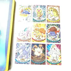 1999 Pokemon TCG Vintage Blue Ring Binder Gotta Catch Em All W/ CARDS READ - Image 5