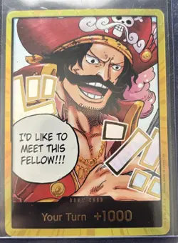 DON!! Card (Gol.D.Roger) (Gold) Carrying On His Will Foil - Image 1