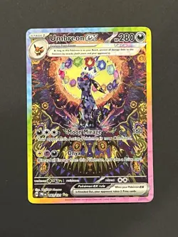 Umbreon ex 161/131 Prismatic Evolutions Special Illustration Rare Pokemon Card - Image 1