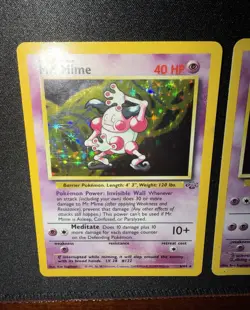 Lot of Vintage Pokemon TCG Rare Holographic Cards Gengar Mewtwo Mr. Mime - Image 3
