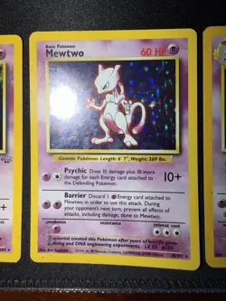 Lot of Vintage Pokemon TCG Rare Holographic Cards Gengar Mewtwo Mr. Mime - Image 4