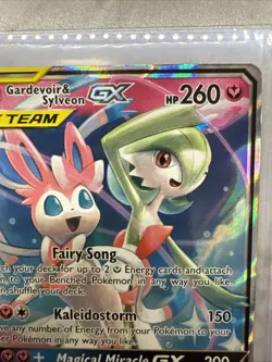 Pokemon TCG Gardevoir & Sylveon GX Holo Card 130/214 Unbroken Bonds - Image 5