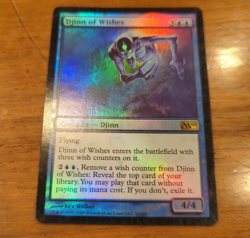 75 MTG Blue/Black Card Lot and Foil Djinn of Wishes - 2010 + Earlier Magic sets - Image 2