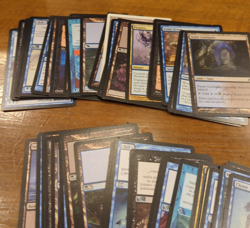 75 MTG Blue/Black Card Lot and Foil Djinn of Wishes - 2010 + Earlier Magic sets - Image 3
