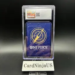 GC GEM MINT 10 Nami Alt Art OP14-031 SR The Azure Sea's Seven ONE PIECE Card 15 - Image 2