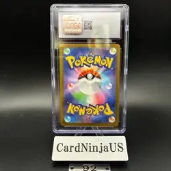 CGC GEM MINT 10 N's Zekrom AR 210/193 M2a MEGA Dream ex Pokemon Card Japanese 92 - Image 2