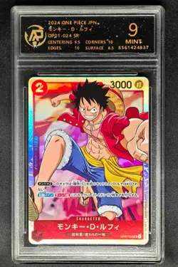 2024 ONE PIECE JPN. cards Monkey D. Luffy OP01-024 SR RPA 9 (SAME AS PSA 9) - Image 1