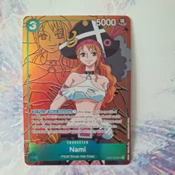 One Piece CCG Nami Nami Super Rare Foil Card op02-036 - Image 1