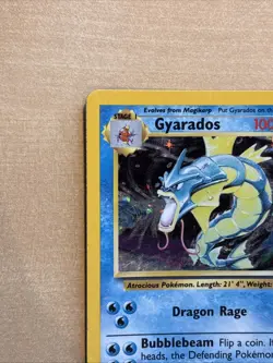Pokemon Gyarados Holo Rare TCG Base Set Card 6/102 LP Condition - Image 4