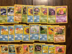 WoTC Pokemon Lot Fossil Set 100 Ish Cards LP Overall - Image 3