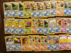 WoTC Pokemon Lot Fossil Set 100 Ish Cards LP Overall - Image 4