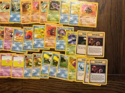 WoTC Pokemon Lot Fossil Set 100 Ish Cards LP Overall - Image 5