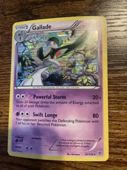 Pokemon TCG Gallade Holo Rare Card 61/135 Plasma Storm - Image 1