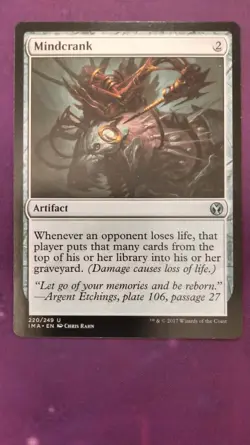 1x MTG Mindcrank - Iconic Masters - Lightly Played - Magic the Gathering - Image 1