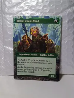Brigid, Clachan's Heart MTG Lorwyn Eclipsed Commander Hand Painted Altered Art v - Image 2
