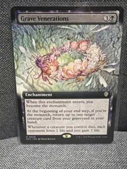 Grave Venerations (Extended Art) Commander: Lorwyn Eclipsed Regular - Image 1