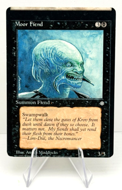 MTG miscut error Moor Fiend - Ice Age (ICE) - Image 1