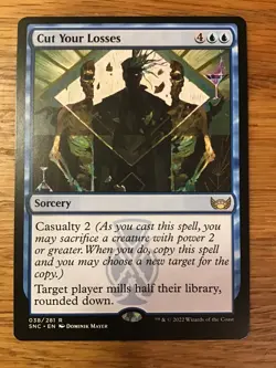Cut Your Losses NM RARE MTG Streets of New Capenna [SNC] Mill Near Mint Regular - Image 2