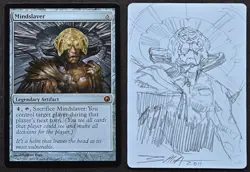 SKETCHED MtG Magic _ Baga _ Scars of Mirrodin Artist Proof _ MINDSLAVER _1/50! - Image 1