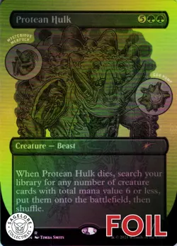 MTG Protean Hulk (Etch) (319) | NM Foil | Secret Lair Monster Anatomy {SLD} - Image 1