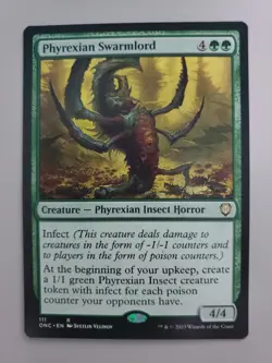MTG Phyrexian Swarmlord Commander: Phyrexia: All Will Be One Regular Rare - Image 1