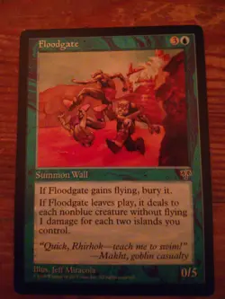 Floodgate (MIR) Magic The Gathering Karte - Image 1