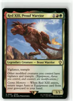 Red XIII, Proud Warrior - Commander FINAL FANTASY MTG NM - Image 1